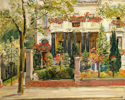 Steinbartschen Villa, Berlin art print by Max Slevogt