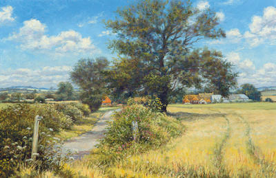 Summer Farm art print by Mervyn Goode