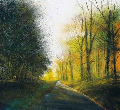 Autumn Lane art print by Paul Evans