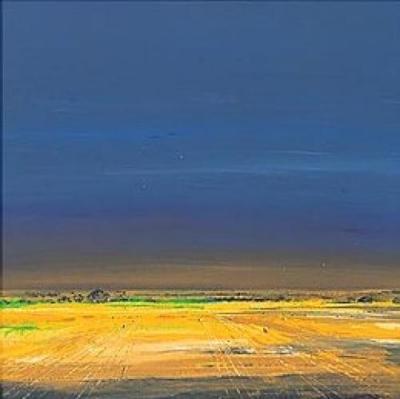 Harvest Evening art print by Paul Evans