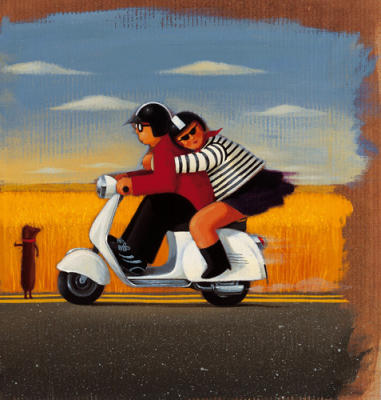 The toy boy art print by Paul Greenwood