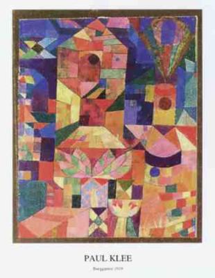 Burggarten (Castle's Garden) art print by Paul Klee