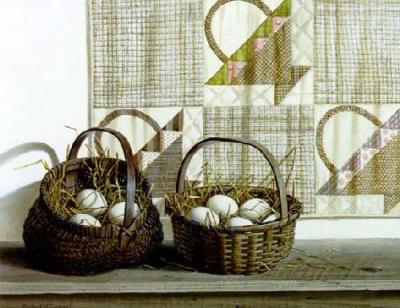 Don't Put All Your Eggs In One Basket art print by Pauline Eble Campanelli