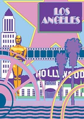 Los Angeles art print by Peter Kelly