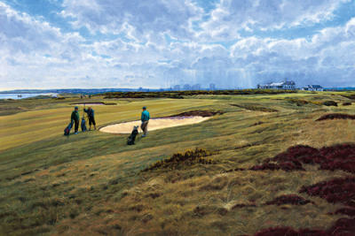 Royal Aberdeen (18th Hole) art print by Peter Munro