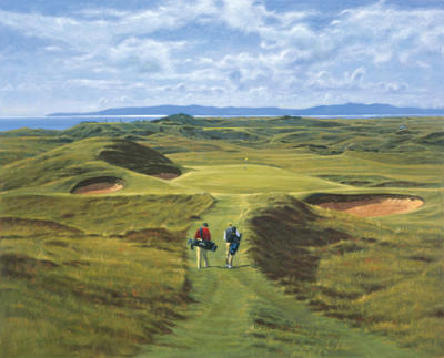Royal troon 8th art print by Peter Munro