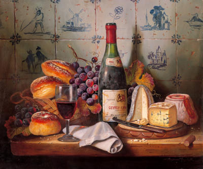 A Fine Meal art print by Raymond Campbell