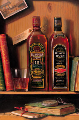 Bushmills art print by Raymond Campbell