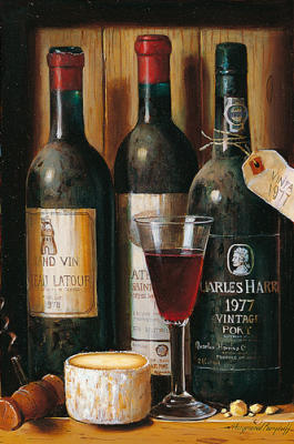 Vintage Port, 1977 art print by Raymond Campbell