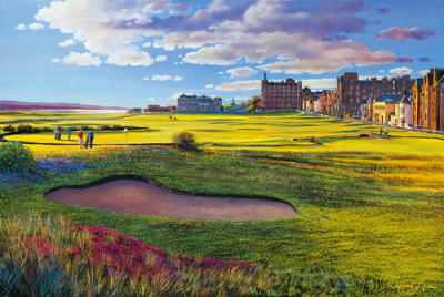 St Andrews art print by Raymond Sipos