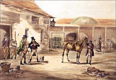 Horse Dealing II art print by Robert Richard Scanlan