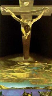 Christ Of St John Of The Cross 1951 art print by Salvador Dali
