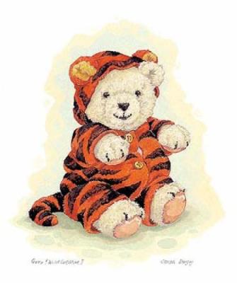 Grrr! Wild creature art print by Sarah Bengry