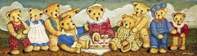 Picnicking art print by Sean Aherne
