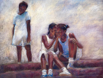 Secrets art print by Sharon Wilson