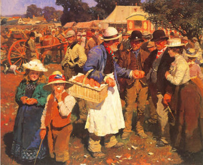Gala Day art print by Sir Alfred Munnings