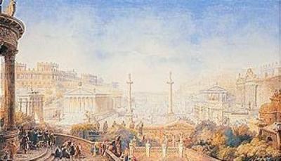An Imaginative Reconstruction, Rome art print by Sir James Pennethorne