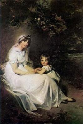 Lady Templeton And Her Son c.1801 art print by Sir Thomas Lawrence