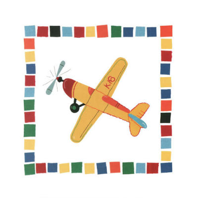 Aeroplane art print by Sophie Harding