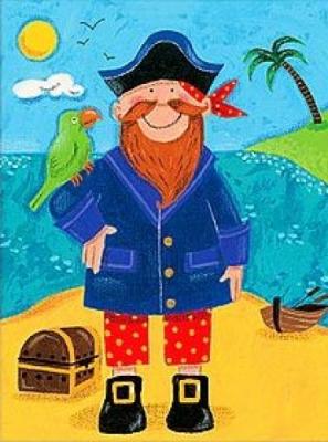 Treasure Island III art print by Sophie Harding