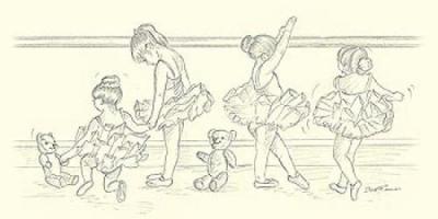 Ballerinas IV art print by Steve O'Connell