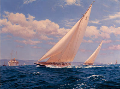 Endeavour and Velsheda Racing in Torbay