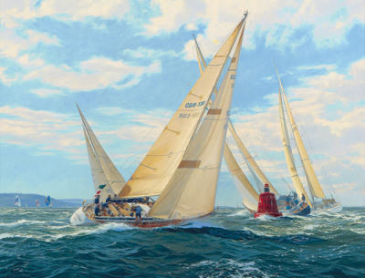 Rolex Swan Regatta art print by Steven Dews