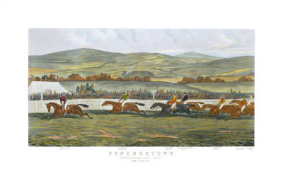 The Finish, Punchestown art print by Sturgess