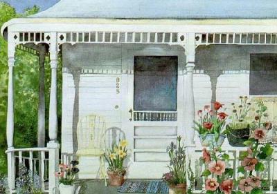 Victorian Spring art print by Susan Tolle McClure