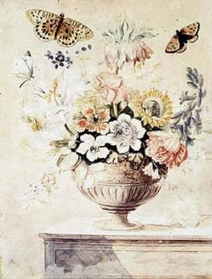 Floral Urn art print by Thomas Robins