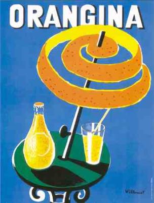 Orangina art print by Villemot