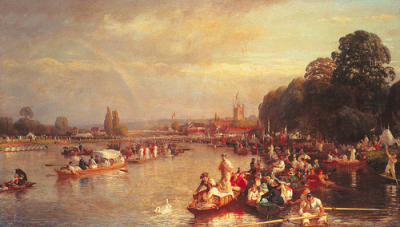 The Regatta, Henley on Thames art print by Walter Field