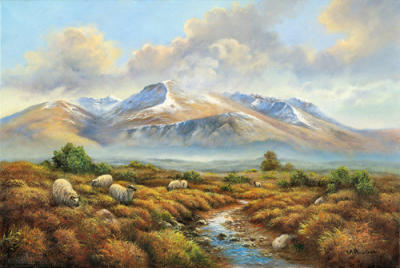 Ben Nevis art print by Wendy Reeves