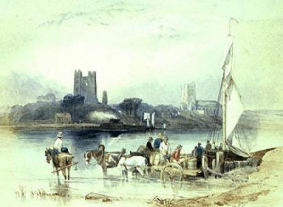 Orford, Suffolk art print by William Clarkson Stanfield