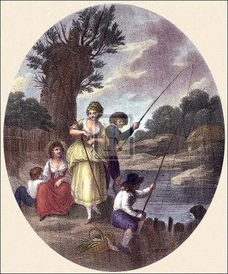 April art print by William Hamilton