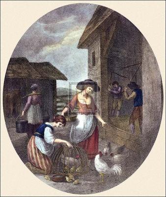 March art print by William Hamilton