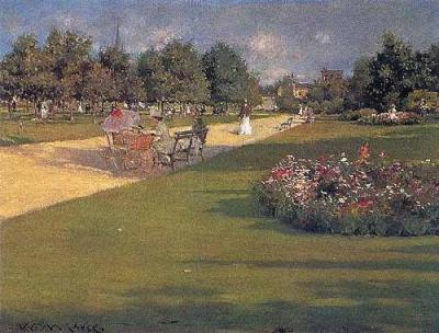 Prospect Park, Brooklyn art print by William Merritt Chase