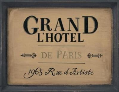 Grand l'Hotel art print by Working Girls Studio