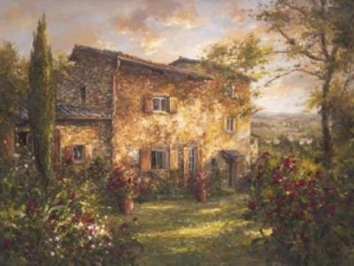 Tuscan Farm House art print by Andino