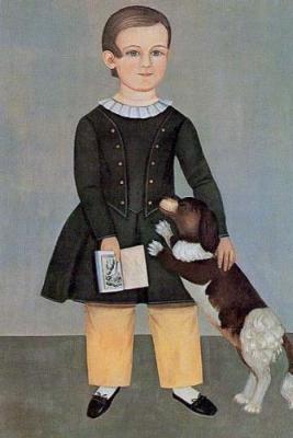 A Young Boy With Dog art print by Anonymous