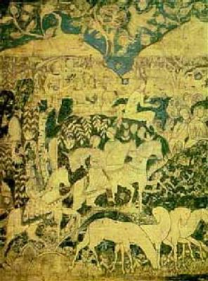 The Riders art print by Charles Prendergast