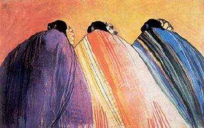 Striped Blankets art print by Dolona Roberts