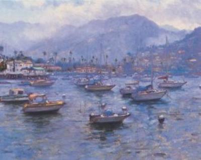 Avalon Bay art print by Karl Thomas