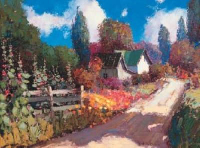 Summer Lane art print by Kent Wallis