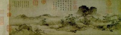 Saying Farewell By The Lake Dianshan 1346 art print by Li Sheng