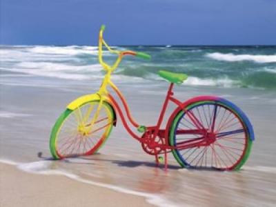 Bike art print by Mike Jones