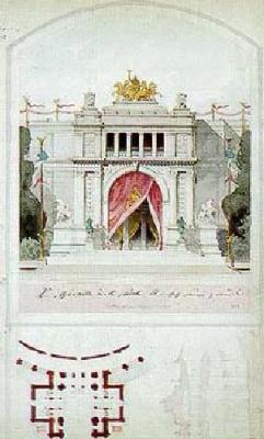 Entrance to A Hypodrome art print by Paulin