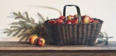Winter Apples art print by Pauline Eble Campanelli