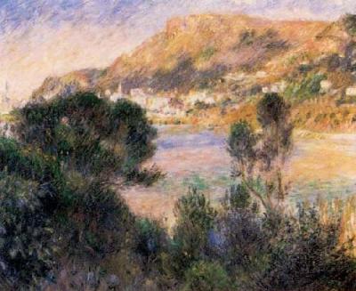 The Esterel Mountains art print by Pierre Auguste Renoir