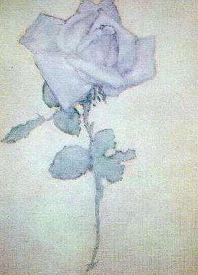 Blue Rose c.1922 art print by Piet Mondrian